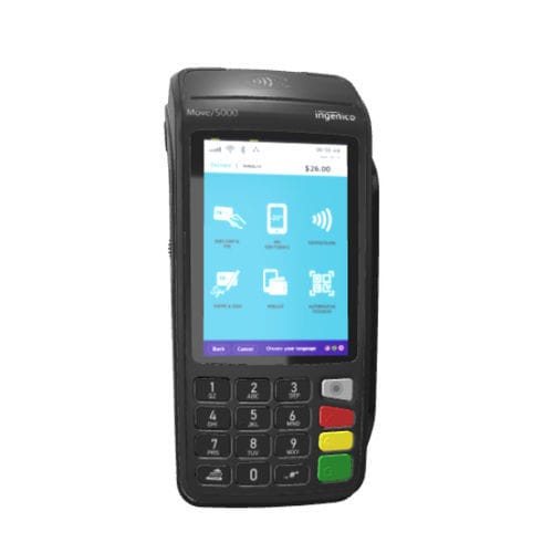 Terminal de pagamento móvel - Move/5000 - Ingenico - 3G / com Bluetooth / Wi-Fi