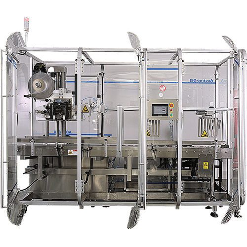 Rotuladora automática - Beijing Acctrue Technology Co., Ltd. - semiautomática / para caixas de papelão / para aplicação na parte superior