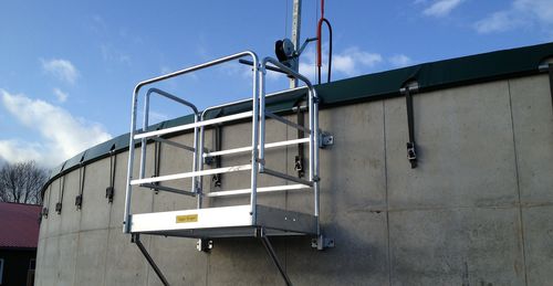 Plataforma de trabalho - Nesemeier GmbH - para canteiro de obras