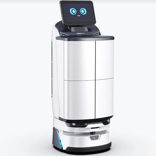 Robô de entrega para comida - LuckiBot Pro - ORIONSTAR - para hotel / para hospital / para ambientes externos
