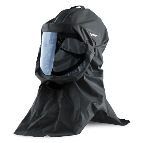 Capuz de proteção respiratória - softhood series - Optrel AG - em nylon / para a indústria alimentícia / para esmerilhamento