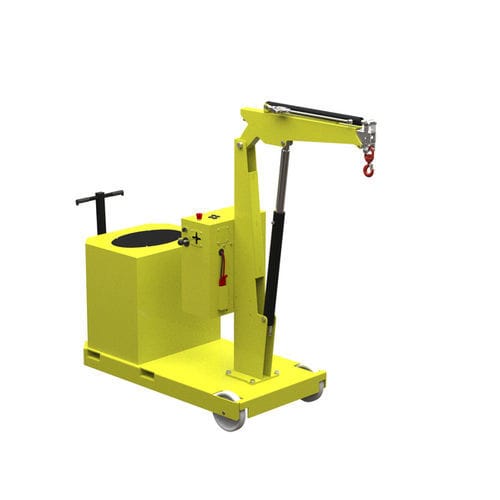 Guincho-girafa para serviços pesados - GZ1000BSE - Flex Lifting Cranes by AxA Group S.r.l. - 1 tonelada / telescópico / com contrapeso