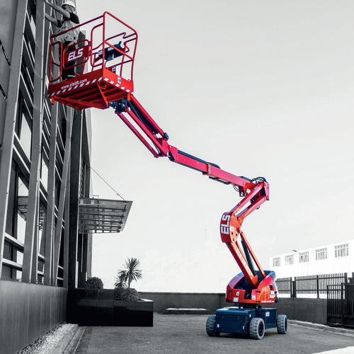 Plataforma elevatória articulada com rodas - AE15 - ELS Lift Makina Sanayi Ticaret A.S. - com bateria / para ambiente externo