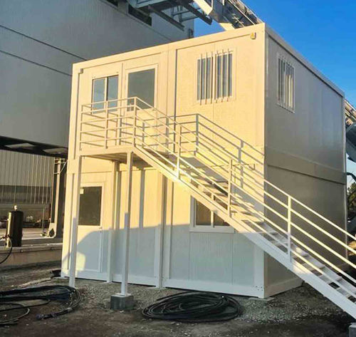 Barracão de obras para setor sanitário - Containers Solutions - modular