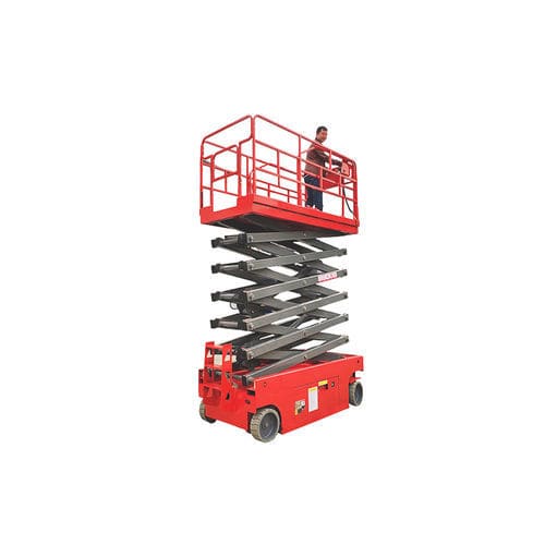 Plataforma elevatória tipo tesoura autopropelida - HW0.3 series - Shandong Hengwang Group Co., Ltd. - persiana externa / hidráulica / para ambiente interno