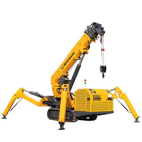 Miniguindaste a diesel - HW300 - Shandong Hengwang Group Co., Ltd. - de esteiras / telescópico / de elevação