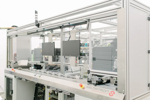 Linha de montagem automática - Selmatron, S.A. - modular / elétrica / de controle