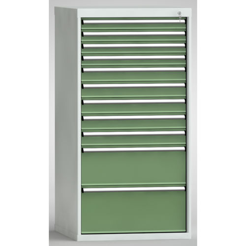 Armário de acondicionamento - SGB1450-11-001 - KLW LUTZ - de piso / com várias gavetas / metálico