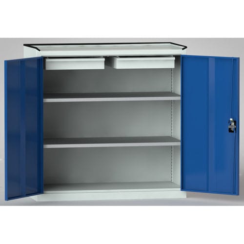 Armário para ferramentas - 7FG-NG1000TD-0702XRB - KLW LUTZ - de piso / com 2 gavetas / de 2 portas