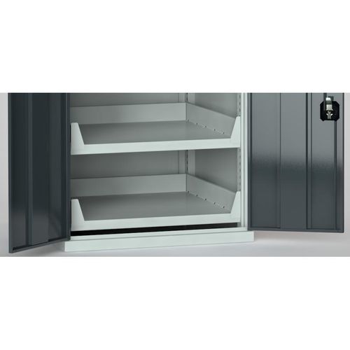 Armário de acondicionamento - 7FS-PPX-AT125U-NVX - KLW LUTZ - de embutir / com prateleiras / desconectável