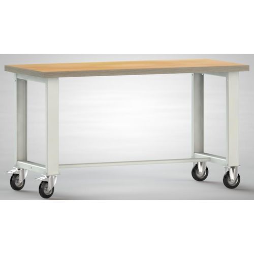 Bancada de trabalho em faia - WS885N-1500M40-X7000 - KLW LUTZ - móvel / desmontável / para cargas pesadas