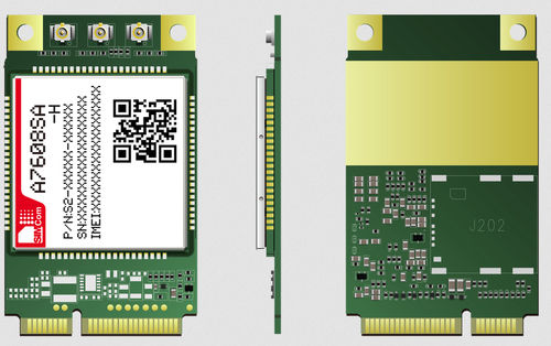 Módulo sem fio 4G - A7608SA-H  - SIMCom Wireless Solutions Ltd. - USB / LTE / PCIe