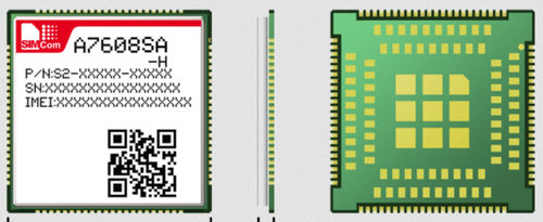 Módulo sem fio 4G - A7608SA-H - SIMCom Wireless Solutions Ltd. - USB / LTE / 3G