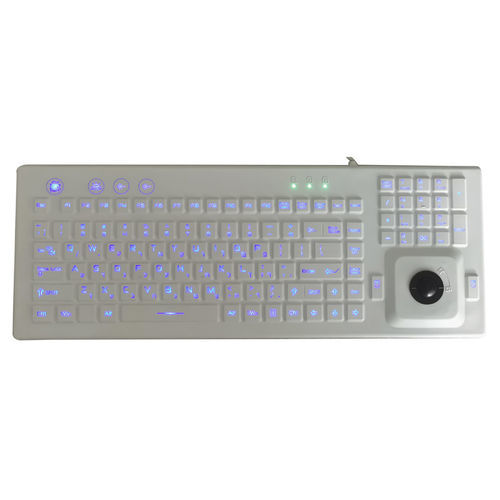 Teclado de mesa - KH-K102-394TB - Kehang Technology - com teclas mecânicas / 102 teclas / com trackball