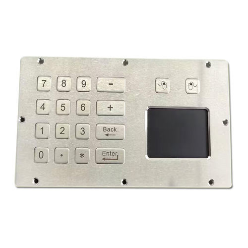 Teclado numérico 16 teclas - KH-KM206-TP - Kehang Technology - embutido / em aço inox 304 / USB