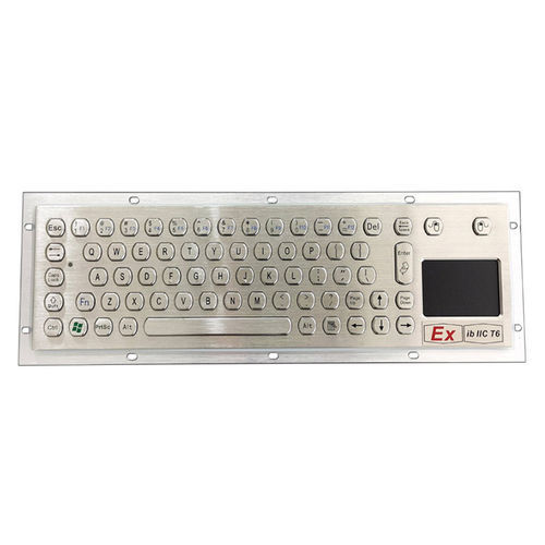 Teclado embutido - KHExKMV2(-370TP) - Kehang Technology - contacto carbono / 68 teclas / mouse integrado com 2 teclas