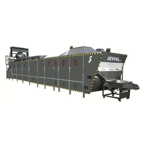 Torrefadora para sementes - SVL15000 - SEVVALUSA Nut Processing and Packaging Solutions - para amendoins / para amêndoas / para grão-de-bico