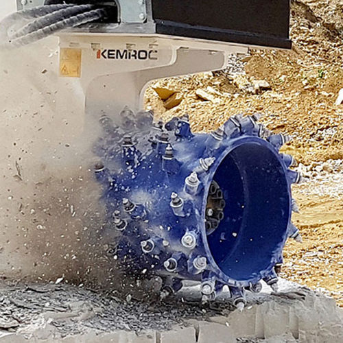 Cabeça fresadora para escavadeira - ES 30 HD - KEMROC Spezialmaschinen GmbH - de tambor