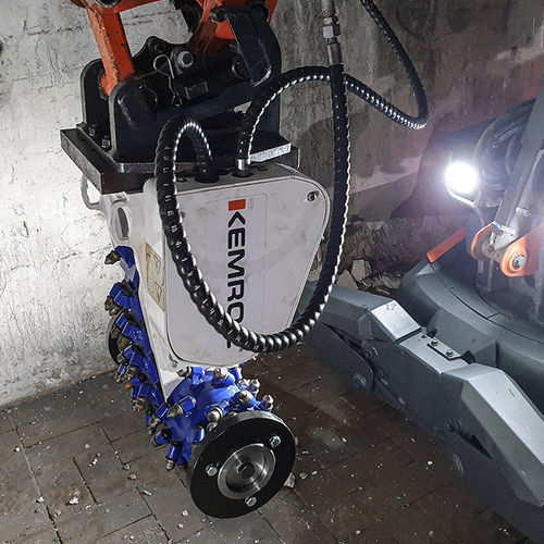 Sistema de acionamento hidráulico rotativo - KRX 130 - KEMROC Spezialmaschinen GmbH - para perfuratriz