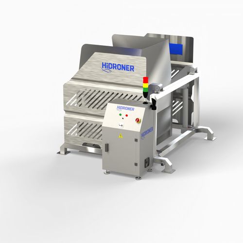 Virador hidráulico - HIDRONER AQUACULTUR EQUIPMENTS - em aço inoxidável / para a indústria alimentícia