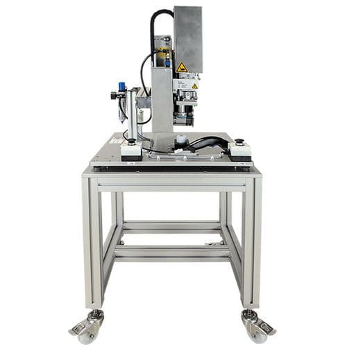 Impressora-aplicadora de etiquetas semiautomática - TNC-PA - bb Automations- und Steuerungstechnik GmbH - auto-adesivas / para aplicação lateral / para aplicação na parte superior