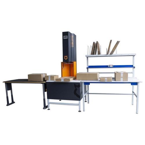 Máquina embaladora para redução da altura da caixa -  Cubilette - Durrenberg - automática / semiautomática / compacta