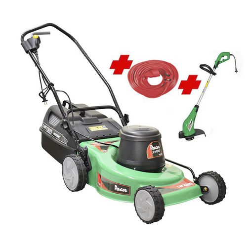Cortador de grama elétrico - PACER - Tandem Lawn Industries - para operador a pé