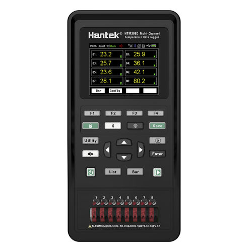 Termômetro multicanais - HTM200 Series - QingDao Hantek Electronic Co., Ltd. - de termopar / digital / ºC
