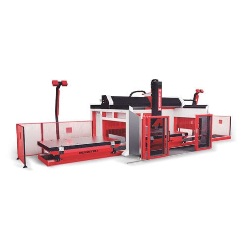 Fresadora CNC de 5 eixos - BREVETEK MAKİNE - vertical / tipo ponte / de corte