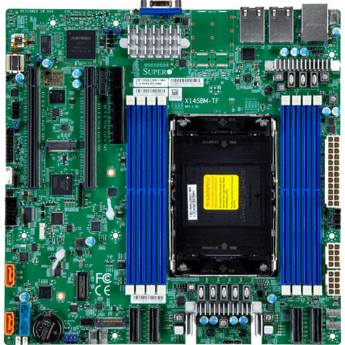 Placa-mãe micro-ATX - X14SBM-TF - SUPERMICRO - Intel® Xeon / Intel® Core™ i7-6700 / Intel®