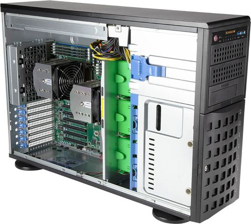 Estação de trabalho servidor - SYS-740A-T - SUPERMICRO - GPU / torre / para montagem em rack