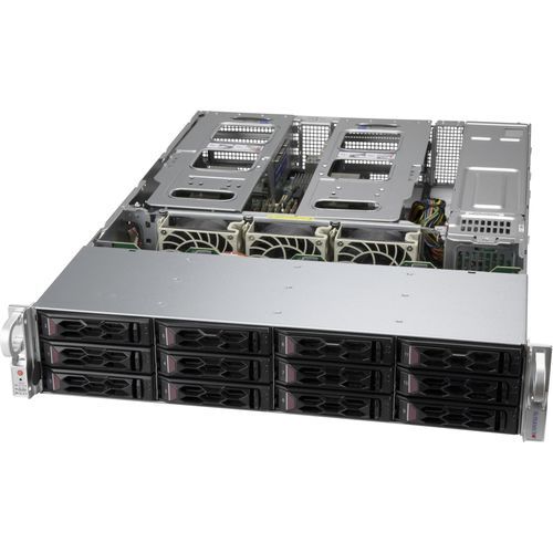 Gabinete para montagem em rack - LA26AC12-R1K23AW - SUPERMICRO - 2U / de backplane / de alta performance
