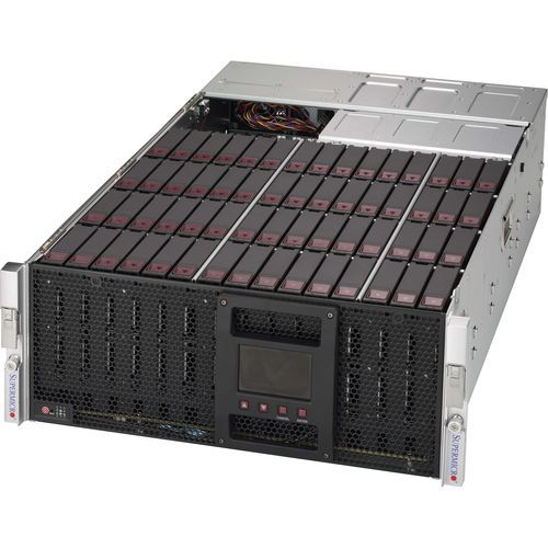 Gabinete para montagem em rack - 946SE2C-R1K66JBOD - SUPERMICRO - 4U / de backplane / de armazenamento