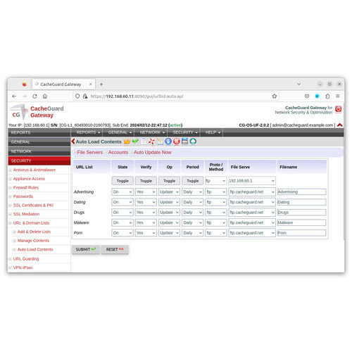 Sistema operacional - CacheGuard-OS - CacheGuard Technologies