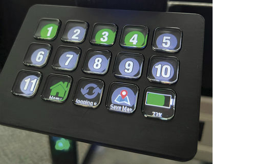 Teclado embutido - EZ-Go Navigation™ - MuL Technologies - com teclas mecânicas / industrial / programável