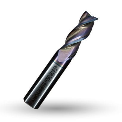 Fresa de 2 cortes - 23001 - Nexgen Tooling LLC - de topo / em carboneto sólido / de acabamento