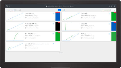 Software de gestão - OnTakt - Wolfram Manufacturing Technologies - de monitoramento / de gestão da produção / em tempo real