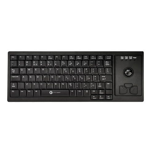 Teclado de mesa - KPL-G20130 - GETT Asia Ltd. - com interruptores de tesoura / 83 teclas / com trackball