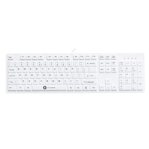 Teclado de mesa - KSI-U10100 series - GETT Asia Ltd. - de membrana / 105 teclas / para uso médico