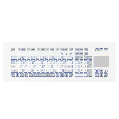 Teclado para montagem em rack - KS18337 - GETT Asia Ltd. - de membrana / 105 teclas / com touchpad