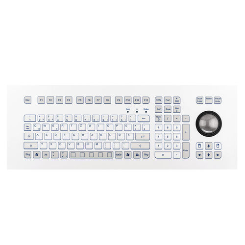 Teclado para montagem em rack - KS18281 - GETT Asia Ltd. - de membrana / 105 teclas / com trackball