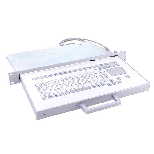 Teclado para montagem em gaveta-rack - KS18349 - GETT Asia Ltd. - de membrana / 88 teclas / com touchpad