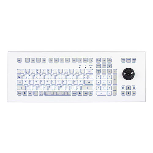 Teclado para montagem em rack - KS18368 - GETT Asia Ltd. - de membrana / 105 teclas / com trackball