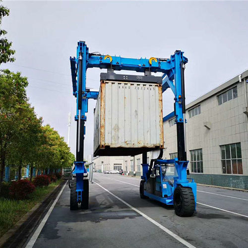 Transportador de contêineres "straddle carrier" para contêineres - EL series - Xinxiang MAGICART Cranes Co., Ltd - a diesel / de rodas / com talha
