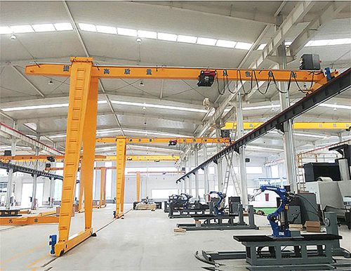 Semipórtico para trilho - Xinxiang MAGICART Cranes Co., Ltd - para canteiros de construções pré-fabricadas / para oficina / leve