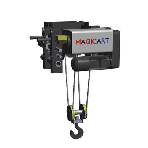 Talha de cabo de aço univiga - Xinxiang MAGICART Cranes Co., Ltd - elétrica / monotrilho