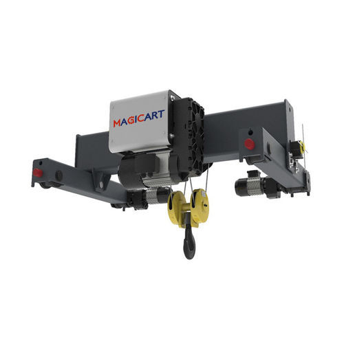 Talha de cabo de aço de viga dupla - Xinxiang MAGICART Cranes Co., Ltd - elétrica / com dois trilhos