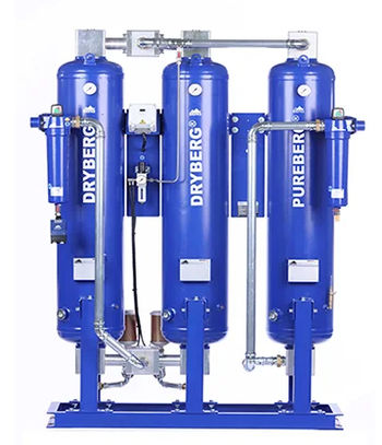 Secador de ar comprimido por adsorção - DRYBERG® AD150 CT - BERG Kompressoren GmbH - por adsorção / por adsorção com regeneração a frio / de dois estágios