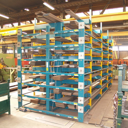 Sistema de armazenamento de movimentação - MINI-JUMBO - THIEL Storage and Handling Systems - regulável / simples / para cargas longas