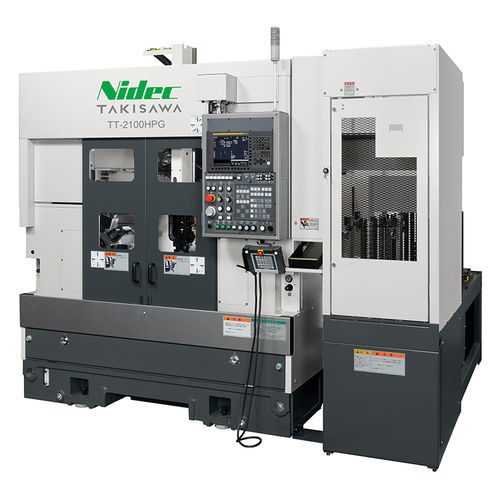 Torno CNC - TT-2100H series - TAKISAWA - horizontal / de 2 eixos / de dois fusos